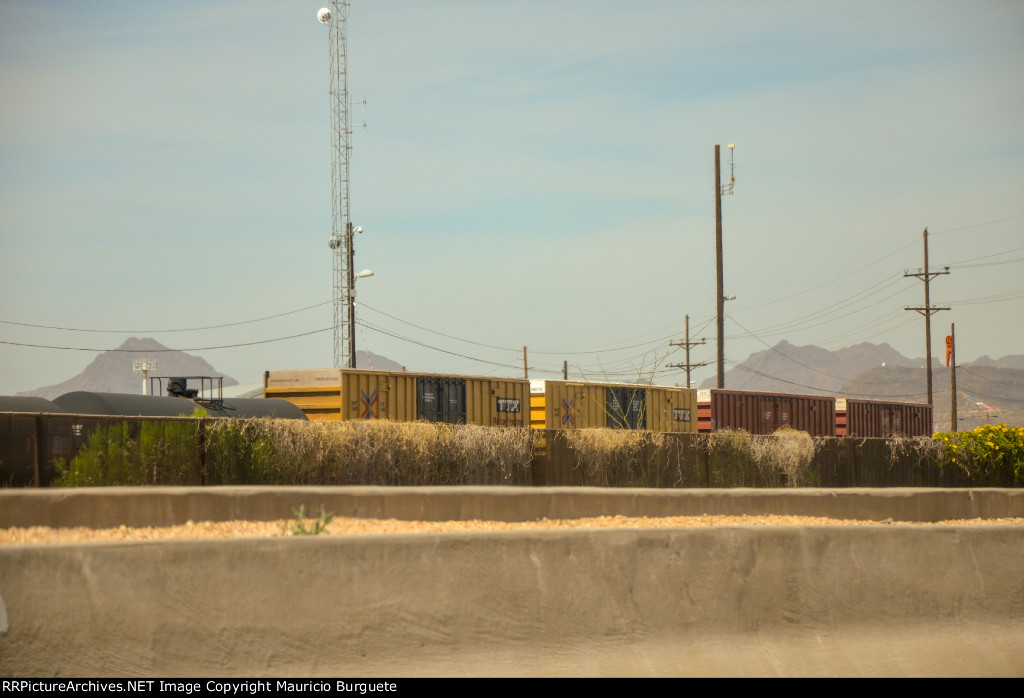 Railbox Cars in Tucson Yard